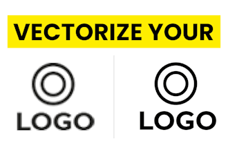 vectorize, redraw your logo