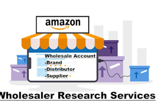 open wholesale accounts with distributors or suppliers for amazon fba