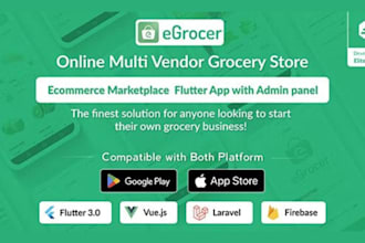 configure and install egrocer flutter full app