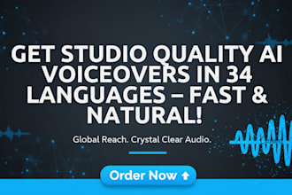 generate ai voiceovers in 34 languages natural and ready to use
