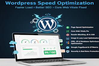 increase wordpress page speed, performance, and load time