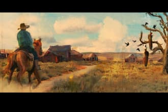 create cinematic concept art for your movie or script