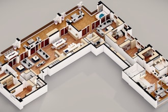create 3d floor plans and 2d detailed drawings