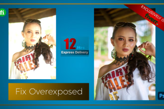 fix overexposed photos and remove sun glare