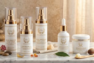 create premium packaging design, cosmetic label design and cosmetic packaging