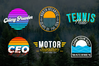 do badge, vintage logo, emblem, and retro t shirt design