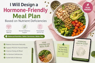 create a functional nutrition meal plan or ebook for hormonal health