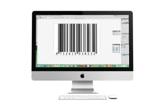create upto 5 barcode graphics for you