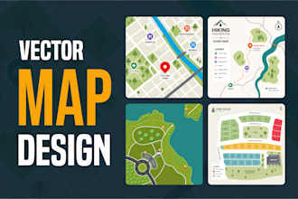 do vector map illustration, site maps and event maps