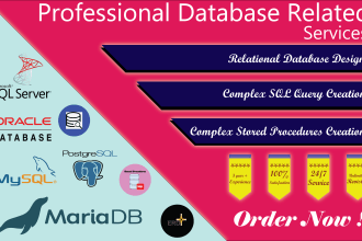 design db, create sql query, stored procedure, trigger in sql server, oracle