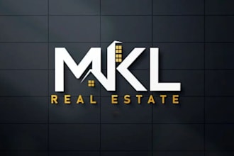 create 3d logo for your real estate business within 24 hours