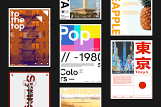 create a custom minimalist poster for you