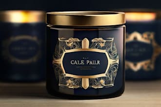 design professional labels for essential oils, candles, and bath bombs
