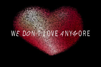 make an animated modern creative lyric video for your song