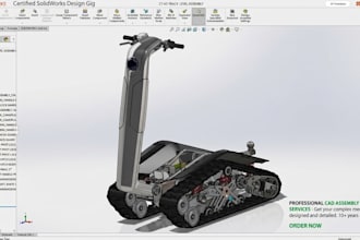 do 3d cad design 3d cad model 3d product model in solidworks and fusion 360