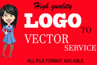 menual convert logo to vector, vectorize image, redraw
