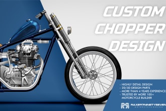 design sketch your custom chopper bobber motorcycle build