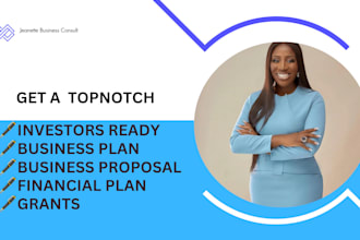 craft a business plan with marketing and financial model