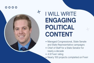 write engaging political content that persuades