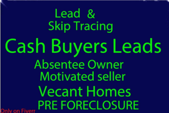 do skip tracing and lead generation