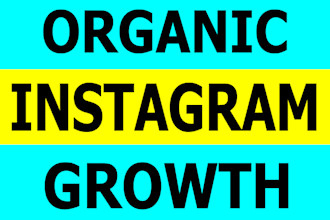 do instagram marketing and promotion with organic growth