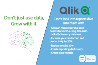 create a data model in qlik for you