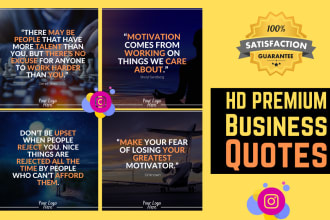 design 200 custom business quotes for social media