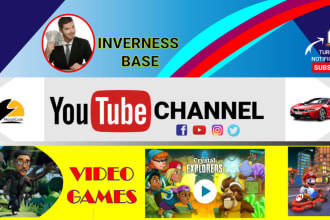 design attractive youtube channel art, banner