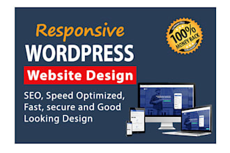 design modern wordpress website and ecommerce store in 48 hr