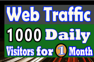 give you 1000 visitors daily for 30 days