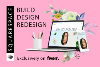 create beautiful squarespace website design