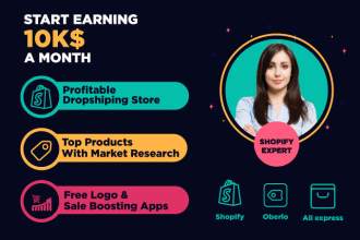 create branded shopify website design, shopify store