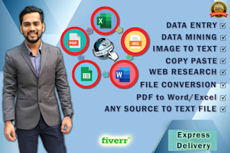 be your virtual assistant for data processing and extracting