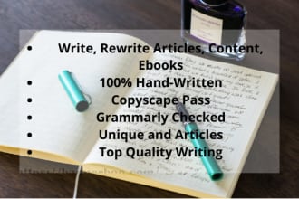 your SEO copywriters and creative content writers
