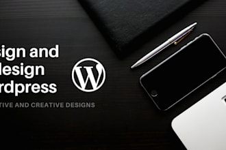 design, develop or redesign a wordpress website