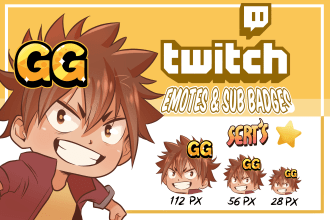 make custom twitch emotes and sub badges