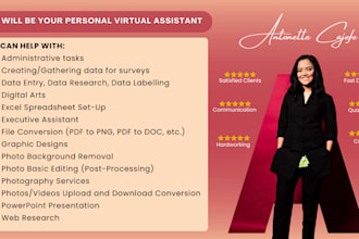 be your personal virtual assistant for your business