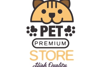 make pet and animal logo for your company