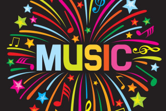 illustrate amazing music logo avatars in one day