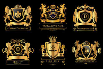 design heraldic luxury family crest logo