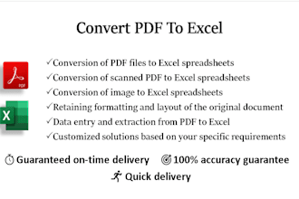 convert PDF to excel accurately
