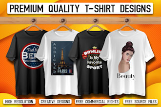 create premium quality custom t shirt designs