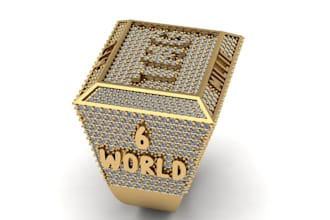 do 3d cad model jewelry design