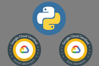 train you in google cloud architect, data engineer, and python