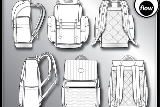 create a detailed backpack design to your specifications