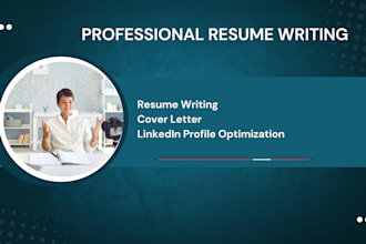 do professional, executive resume writing or cover letter cv design