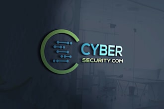 design modern tech startup technology and security logo