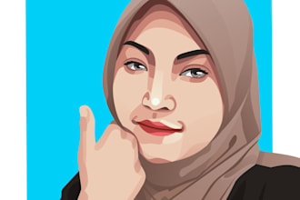draw design vector for you