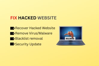 do clean malware and virus from your hacked website