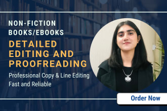 professionally proofread and line edit your nonfiction book